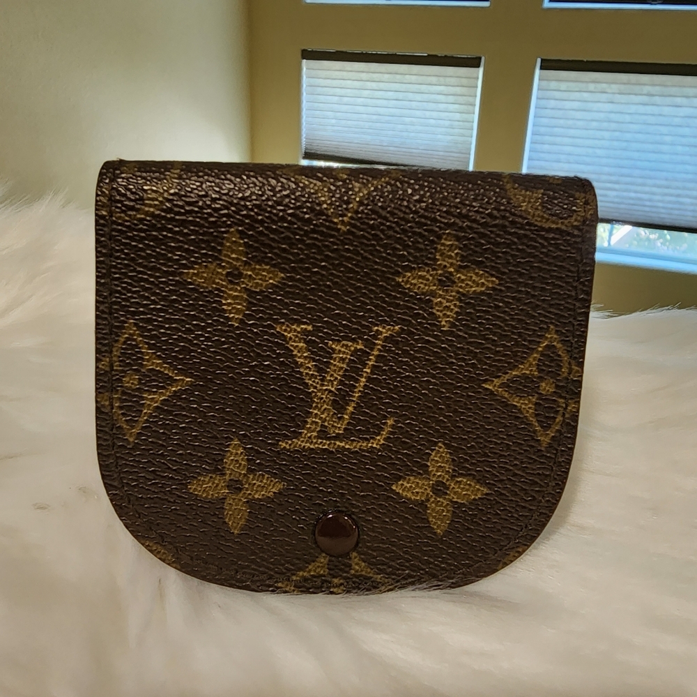 Louis Vuitton Vintage Porte Monnaie Gousset Coin Wallet